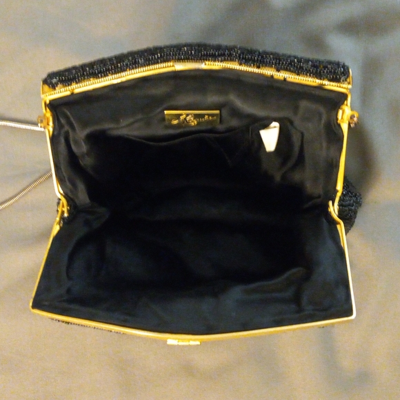 Black Sequin La Regale Purse - Picture 4 of 4